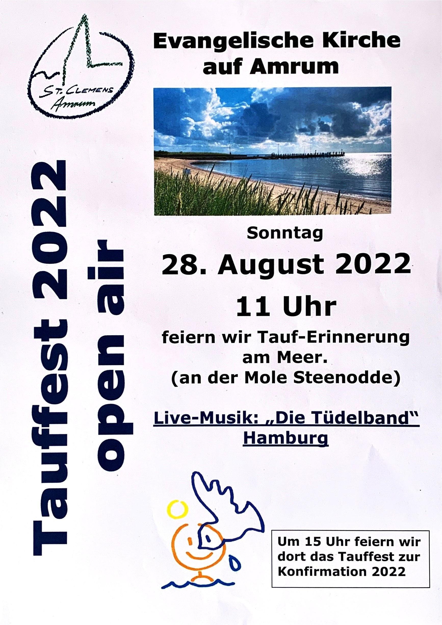 Plakat Tauffest Gottesdienst 11