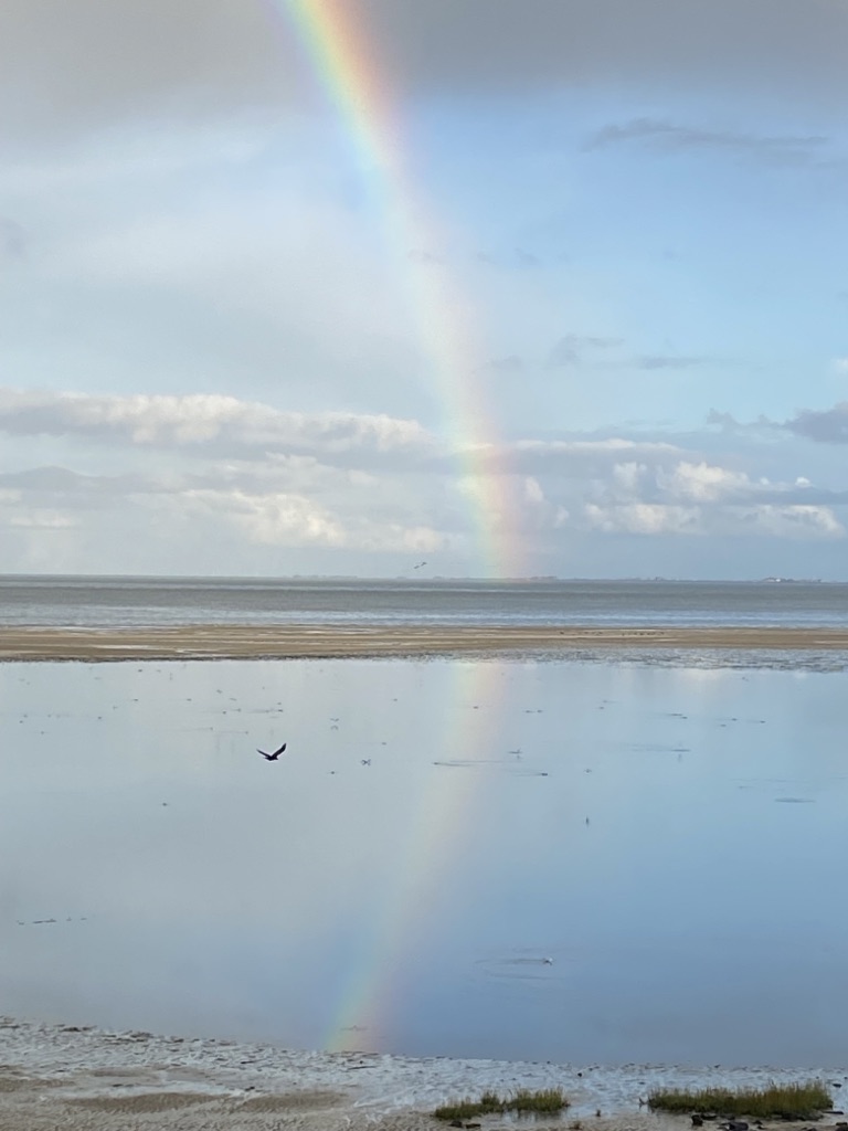 Annelie - Regenbogen spiegelt sich im Meer