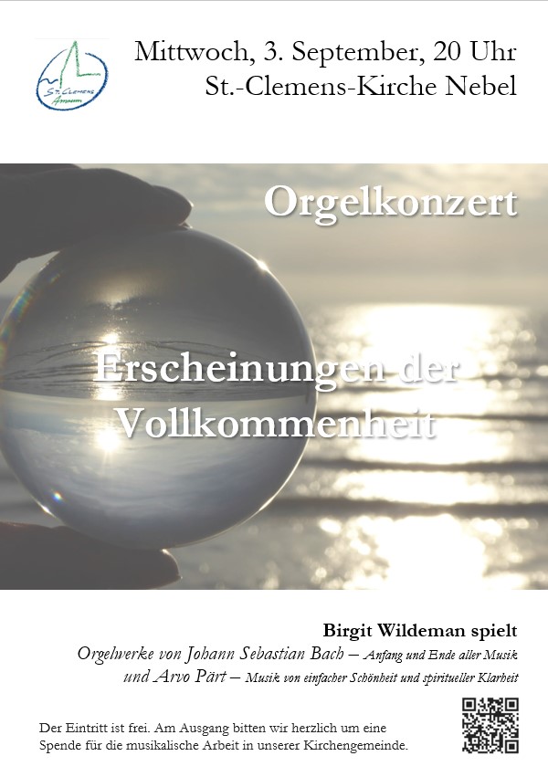 Konzertplakat 2025-09-03 Birgit Wildeman