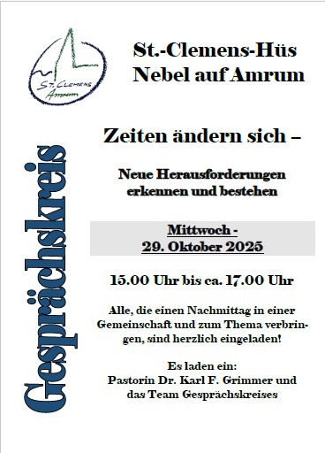 2025 Gesprächskreis Oktober