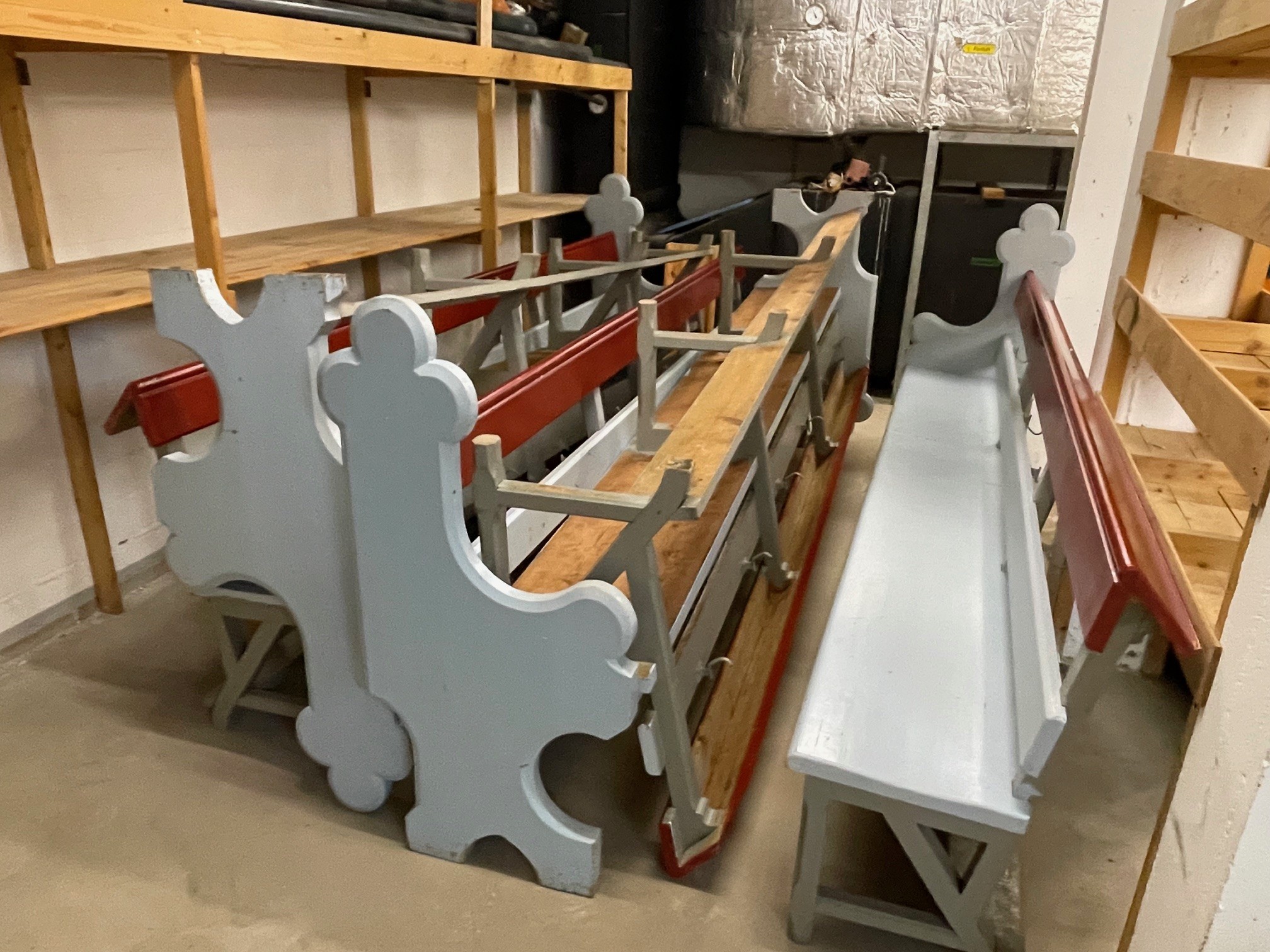 Bänke im Lager Wittdün - unterm spa